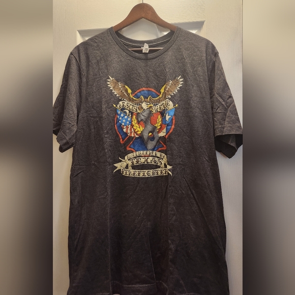 Firefighter Tee Eagle Logo Rescue Fire XL Men's - Picture 1 of 4